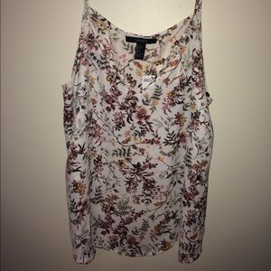 Forever21 floral woven cami